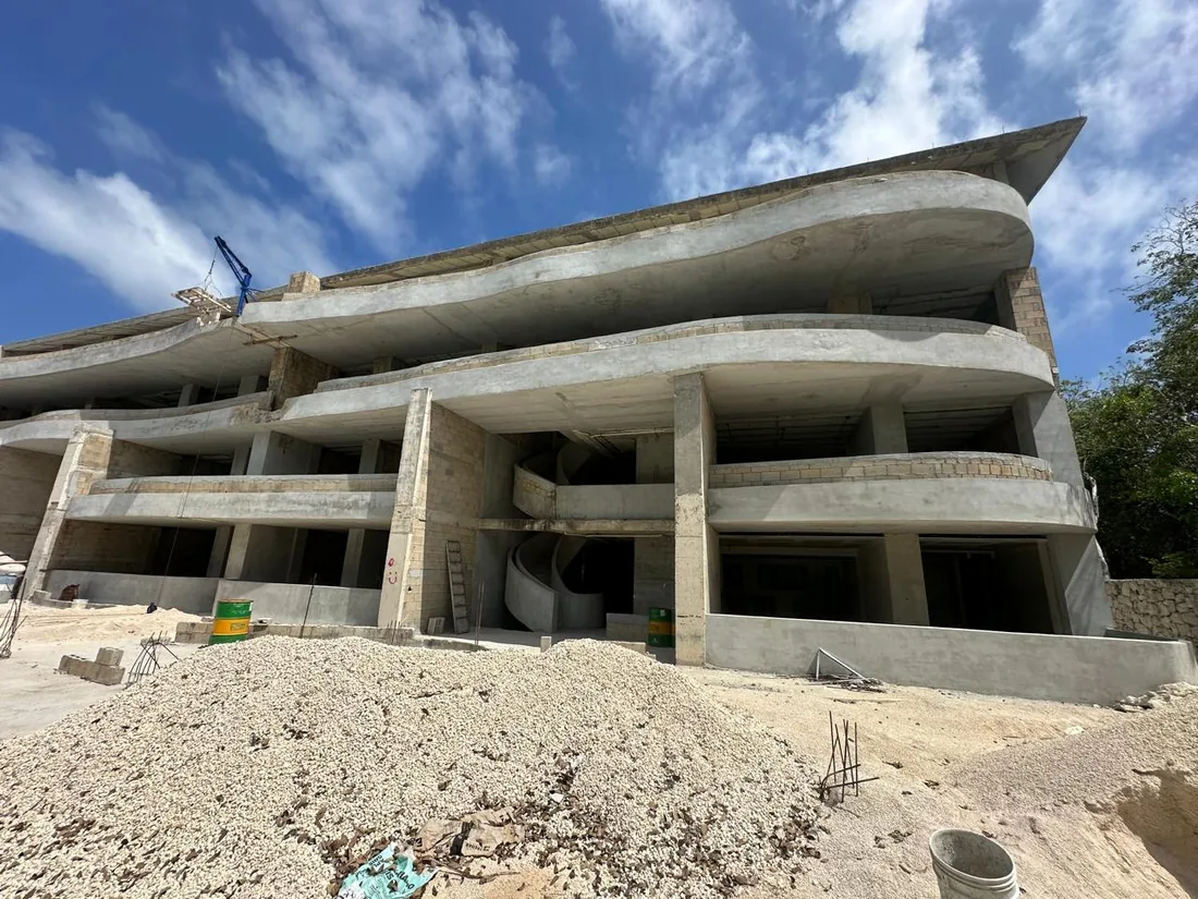 Foto de avance de obra, tomada por el cliente